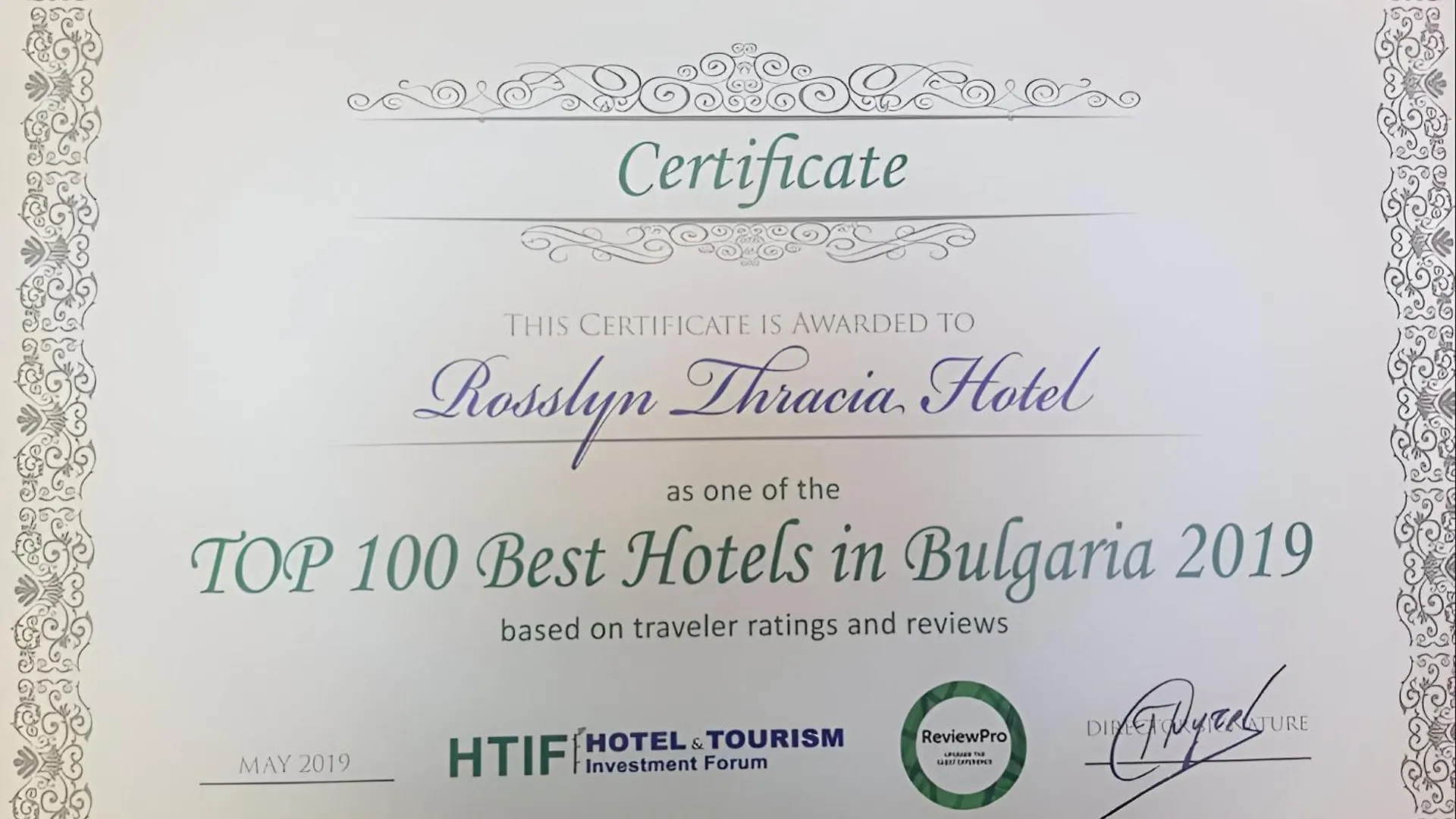 Rosslyn Thracia Hotel Sofia
